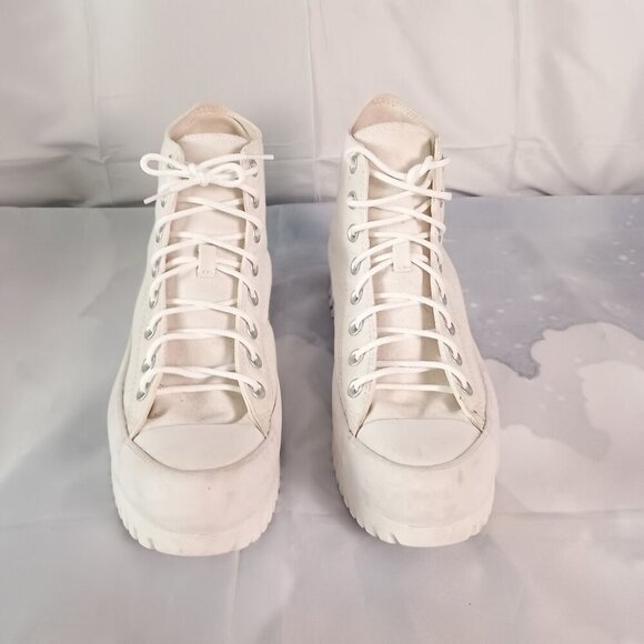 Converse Chuck Taylor All Star Lugged 2.0 High White Women 10.5 Men 8.5 - Picture 5 of 10